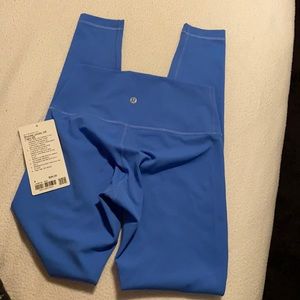 lululemon womens wunder under size 4 blue nile 28” legging